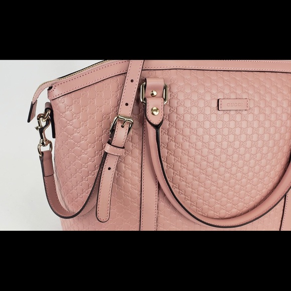 Gucci GG Convertible Handbag in Soft Pink with detachable shoulder strap New - Picture 3 of 10